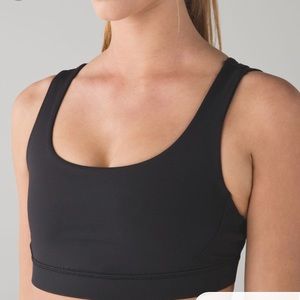 Black Lululemon Energy bra. Size 6.